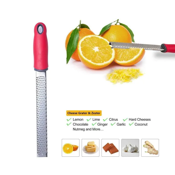 Stainless_Steel_Lemon_Long_Zester_And_Cheese_Grater_(Red)