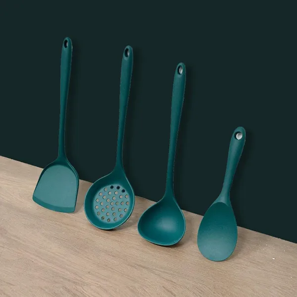4_Piece_Silicone_Kitchen_Cooking_Utensil_Set_(Green)