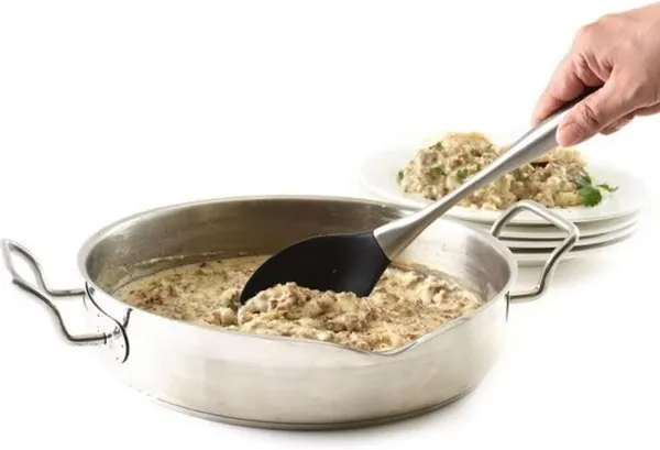 Black_Silicone_Pasta_Fork_Server_and_Serving_Spoon_Set