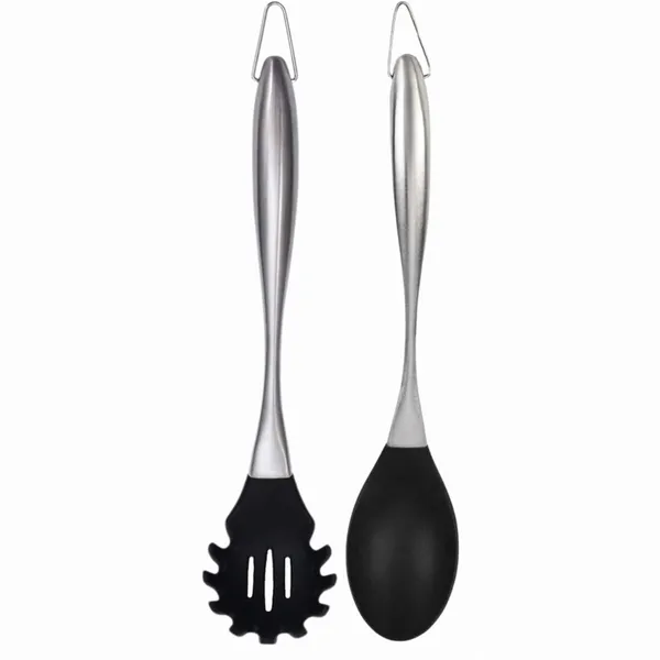 Black_Silicone_Pasta_Fork_Server_and_Serving_Spoon_Set