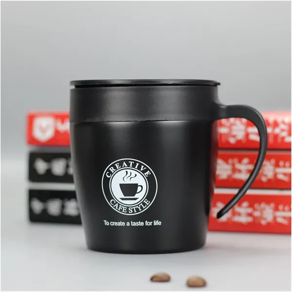 2_Pcs_Double_Wall_Coffee_Mug_Office_for_Handle_Spoon_and_Lid