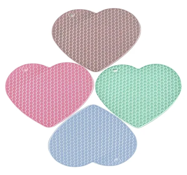 6_Piece_Non-Slip_Silicone_Trivet_Mats_(Brown)