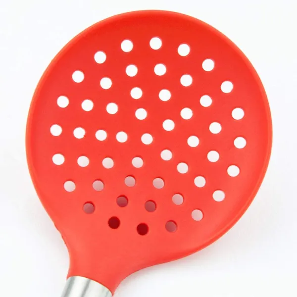 Red_Silicone_Kitchen_Utensil_Slotted_Skimmer_Strainer_Spoon