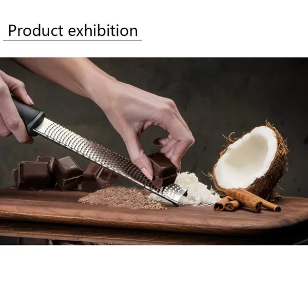 Stainless_Steel_Lemon_Long_Zester_And_Cheese_Grater_(Black)