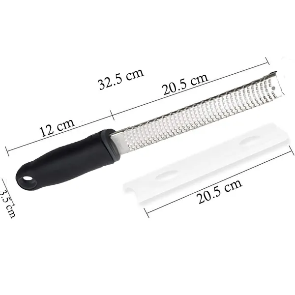 Stainless_Steel_Lemon_Long_Zester_And_Cheese_Grater_(Black)