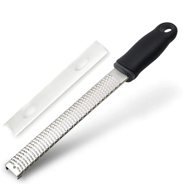 Stainless_Steel_Lemon_Long_Zester_And_Cheese_Grater_(Black)