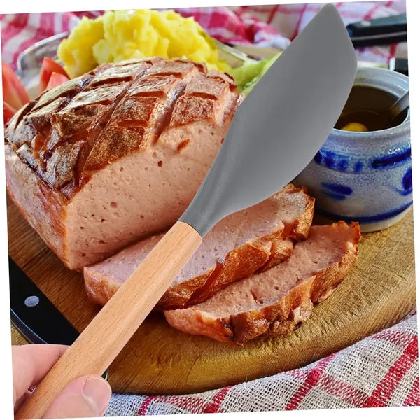 2_Piece_Wooden_Handle_Silicone_Mixing_Spatula_Set