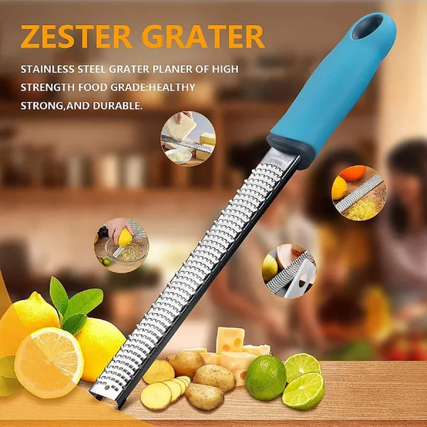 Stainless_Steel_Lemon_Long_Zester_And_Cheese_Grater_(Blue)