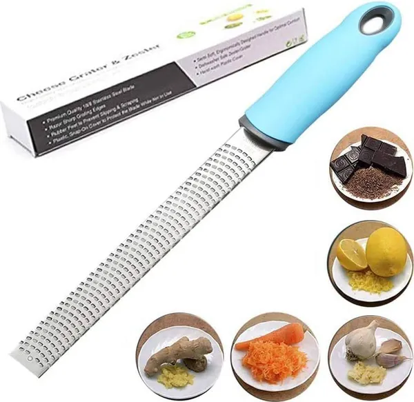 Stainless_Steel_Lemon_Long_Zester_And_Cheese_Grater_(Blue)