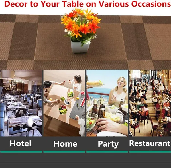 1_Pcs_Heat_Resistant_Long_Dinner_Table_Runner_(Brown)