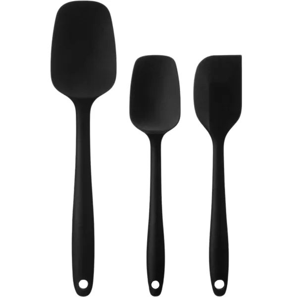 3_Pcs_Silicone_Large,_Mini_Spoon_and_Small_Scraper_Spatula_Set