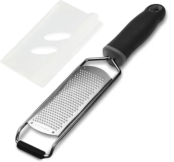Stainless_Steel_Cheese_Grater_Lemon_Zester_(Black)