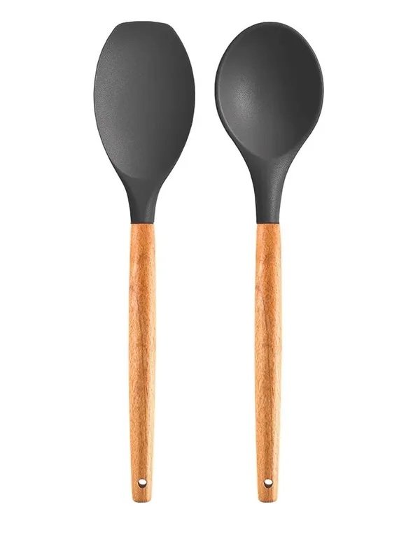 2_Piece_Silicone_Serving_Spoon_And_Spoon_Spatula_Set