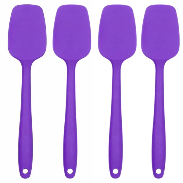480ºF_Heat_Resistant_Silicone_Material_Mini_Spatula_4_Pcs
