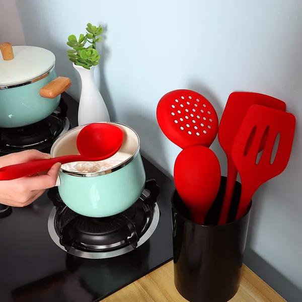 4_Piece_Silicone_Kitchen_Cooking_Utensil_Set_(Red)