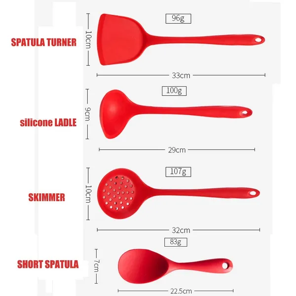 4_Piece_Silicone_Kitchen_Cooking_Utensil_Set_(Red)
