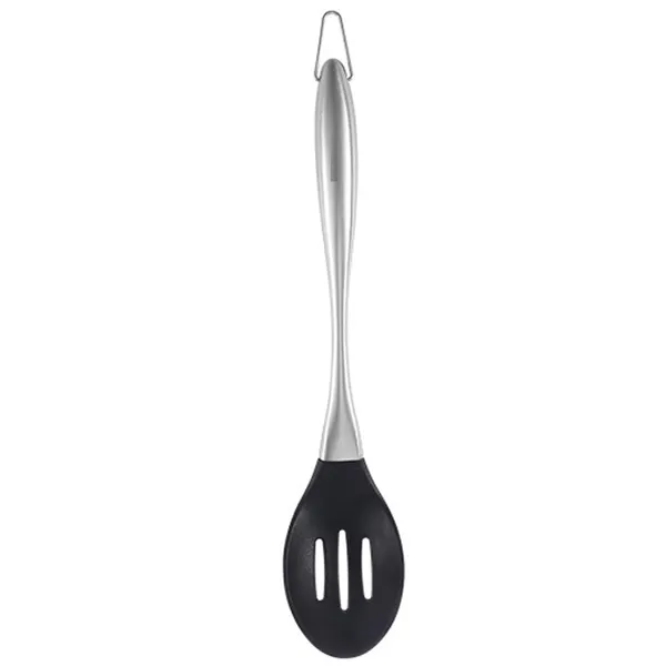 Black_Slotted_Stainless_Steel_Handle_Silicone_Spoon