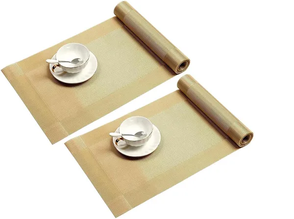 2_Pcs_Heat_Resistant_Long_Dinner_Table_Runner_(Gold)