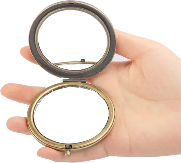 2_Piece_Compact_Hand_Mirror_Cosmetic_Tool
