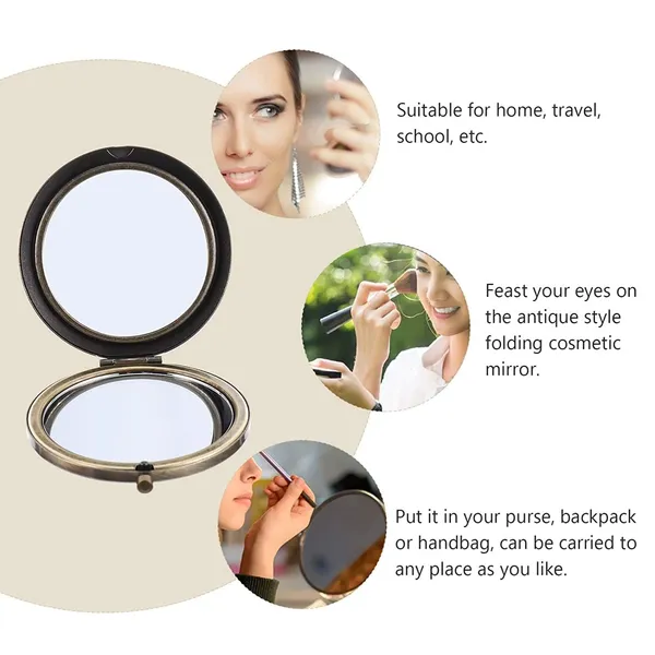 2_Piece_Compact_Hand_Mirror_Cosmetic_Tool