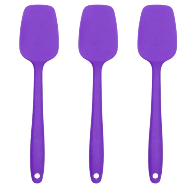 Purple_Heat-Resistant_Non-stick_Silicone_Spoon_Spatula_3_Pcs