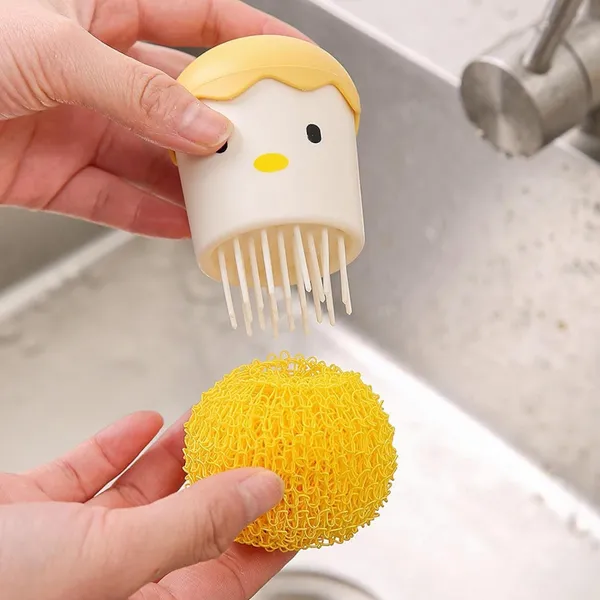 Chick_Pot_Cleaning_Brush_with_Handle_(Yellow)