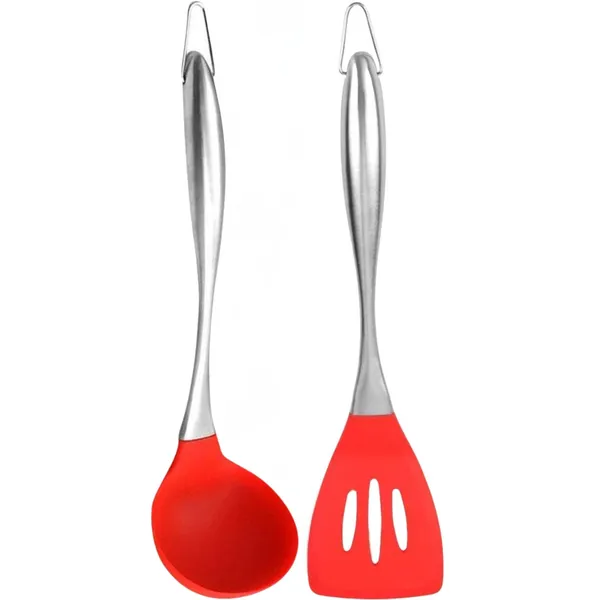 2_Pcs_Soup_Ladle_and_Slotted_Spatula_Set