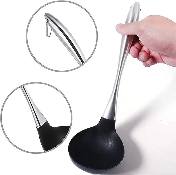 Black_Soup_Laddle_and_Serving_Spoon_Set_with_Stainless_Steel