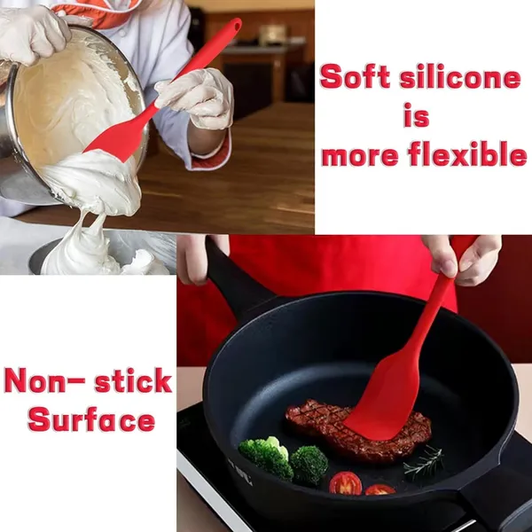 4_Pcs_Silicone_Non_Stick_Rubber_Scraper_Mini_Spatula