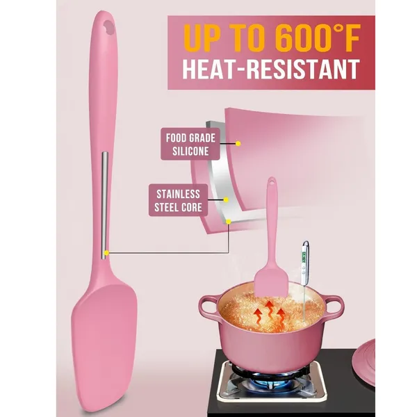 Pink_Heat-Resistant_Non-stick_Silicone_Spoon_Spatula_