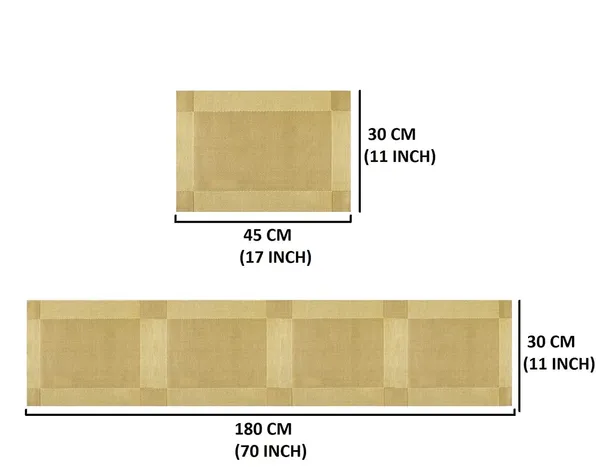 4_Woven_Vinyl_Placemats_With_1_Pcs_Table_Runner_Set