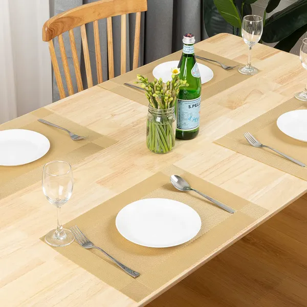 4_Woven_Vinyl_Placemats_With_1_Pcs_Table_Runner_Set