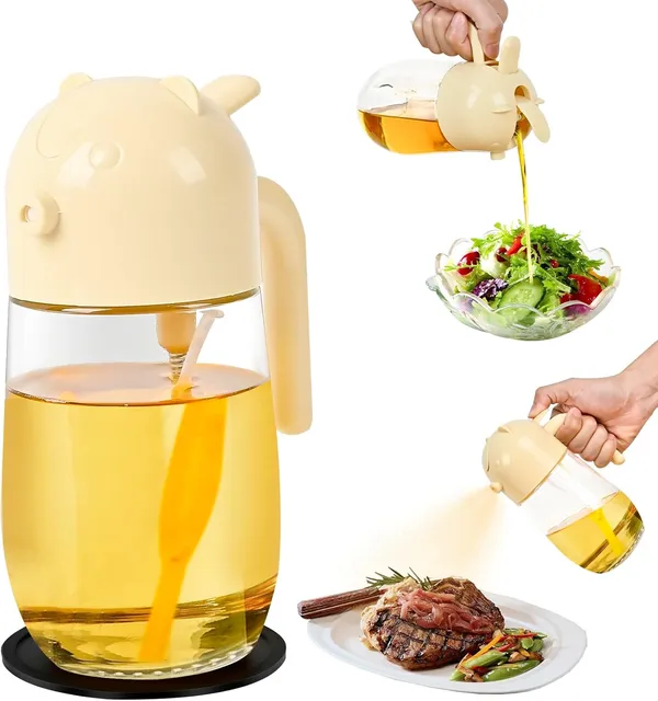2_in_1_Oil_Dispenser_and_Oil_Sprayer_Glass_Olive_Oil_Bottle