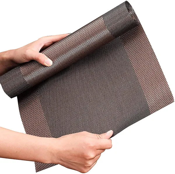 2_Pcs_Heat_Resistant_Long_Dinner_Table_Runner_(Brown)
