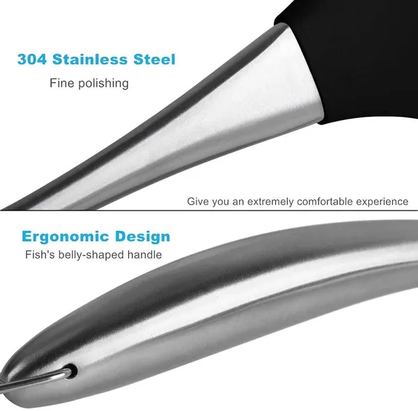 Black_Skimmer_and_Hole_Spoon_Stainless_Steel_Handle_Set