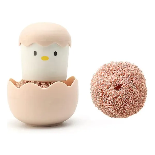 Chick_Pot_Cleaning_Brush_with_Handle_(Pink)