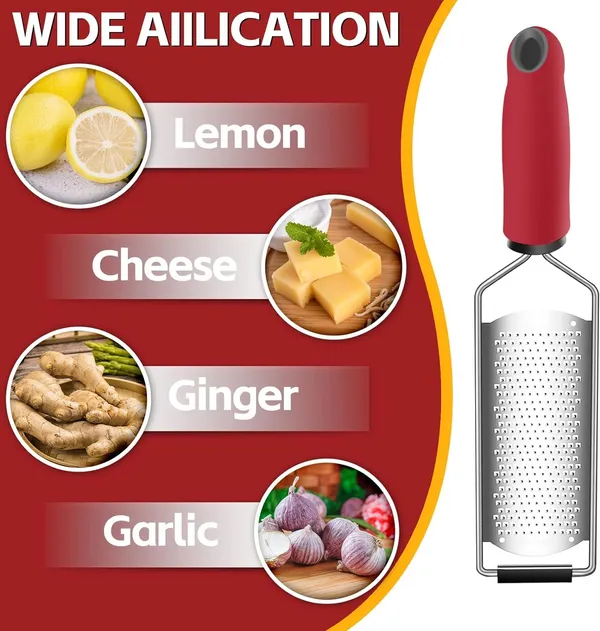 Stainless_Steel_Cheese_Grater_Lemon_Zester_(Red)