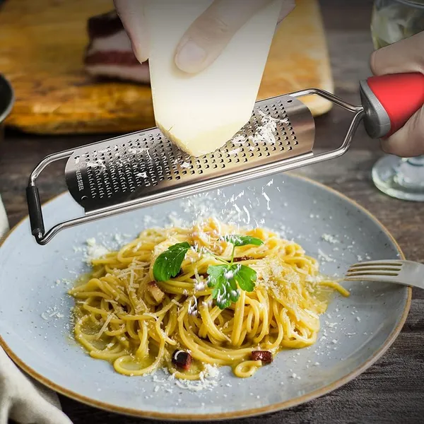Stainless_Steel_Cheese_Grater_Lemon_Zester_(Red)