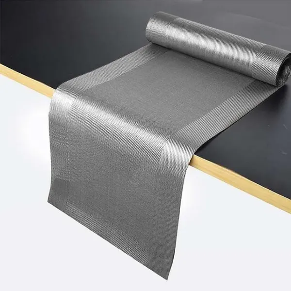 2_Pcs_Heat_Resistant_Long_Dinner_Table_Runner_(Silver)
