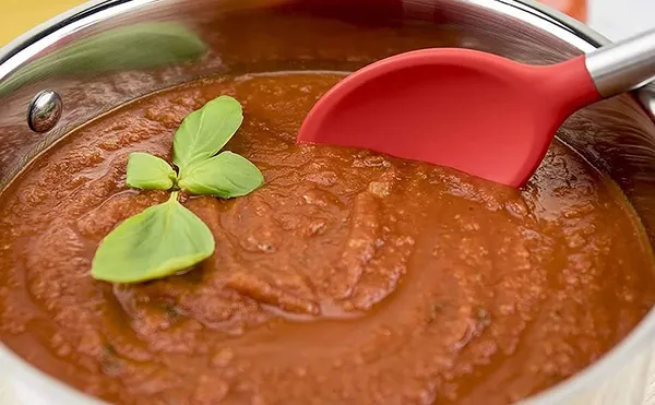 Red_Solid_Kitchen_Serving_Spoon_with_Heat_Resistant_Silicone_