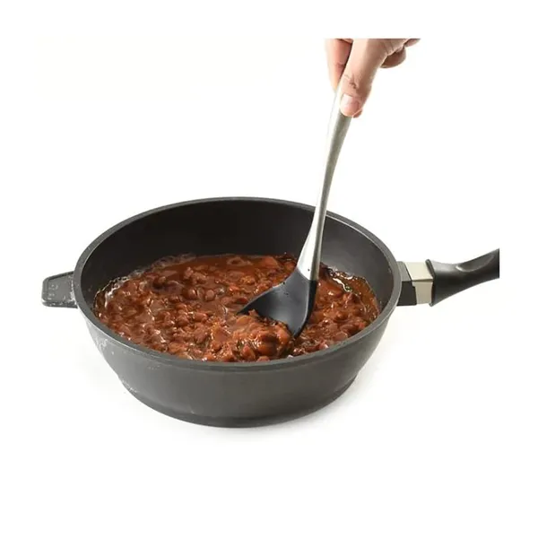 2_Pcs_Black_Silicone_Spatula_and_Serving_Spoon_Set