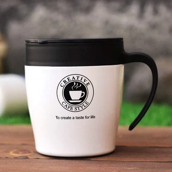 2_Pcs_Double_Wall_Stainless_Steel_Coffee_Mug_with_Handle