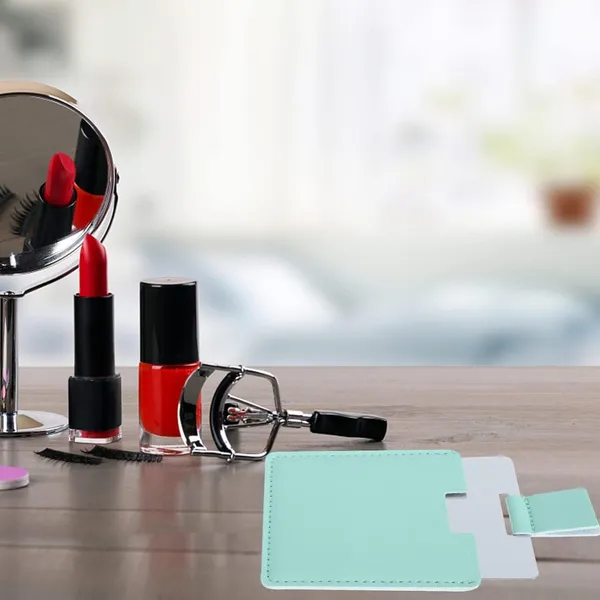 Compact_Hand_Square_Mirror_Cosmetic_Tool_(Green)