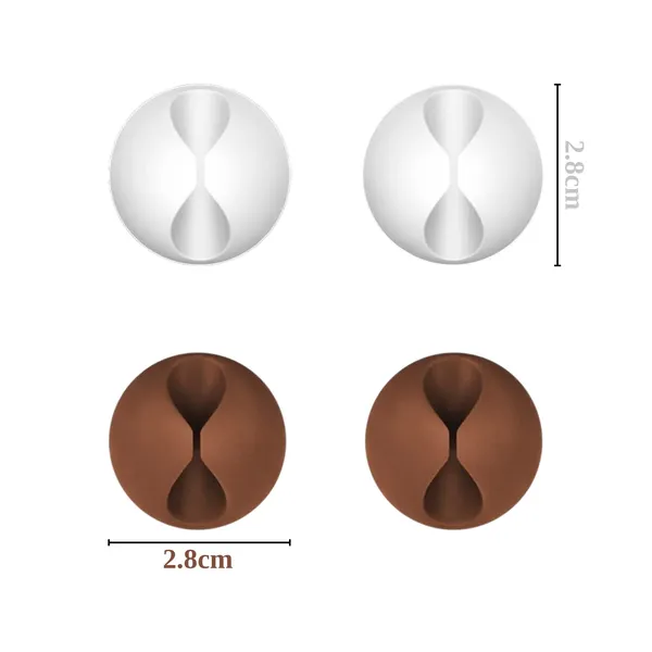 4_Piece_Wire_Organizer_Cable_Clips_(White_&_Brown)