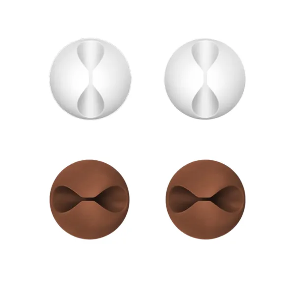 4_Piece_Wire_Organizer_Cable_Clips_(White_&_Brown)