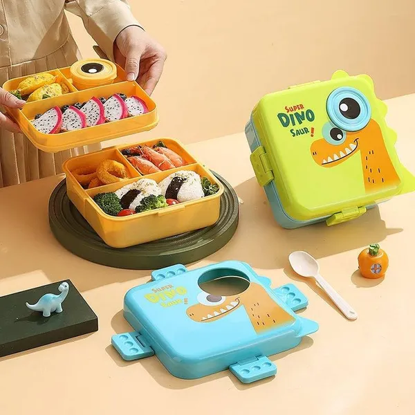 Dinosaur_Pattern_Lunch_Box_For_�??Kid_Pack_Of_1