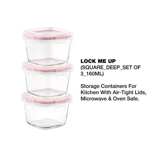 Lock_Me_Up_Glass_Heat_Resistant_Borosilicate_Glass_Container_Set_of_3,_160ml_-_Square,