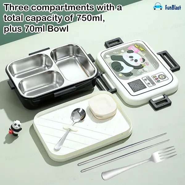 Panda_Lunch_Box_for_Kids_�??_Cute_Bento_Box_with_3_Compartments