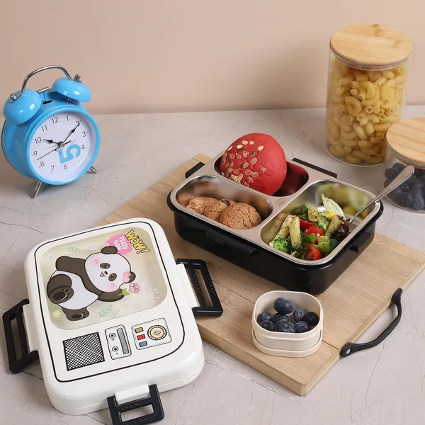 Panda_Lunch_Box_for_Kids_�??_Cute_Bento_Box_with_3_Compartments