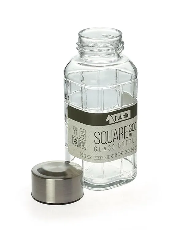 WHITE_Color_Borosilicate_Glass_Bottle_|_300_ml